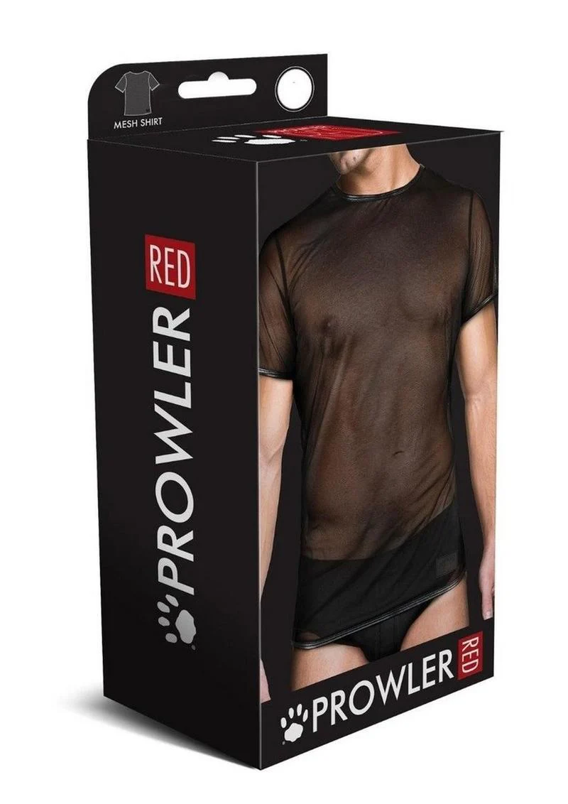 Prowler Red Mesh Shirt Classic Black Sexy And Revealing - Image 5