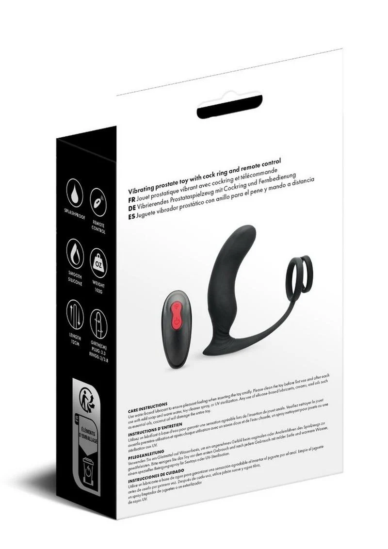 Prowler Red Prostate Plus Vibrating Massager with Remote Control - Image 3