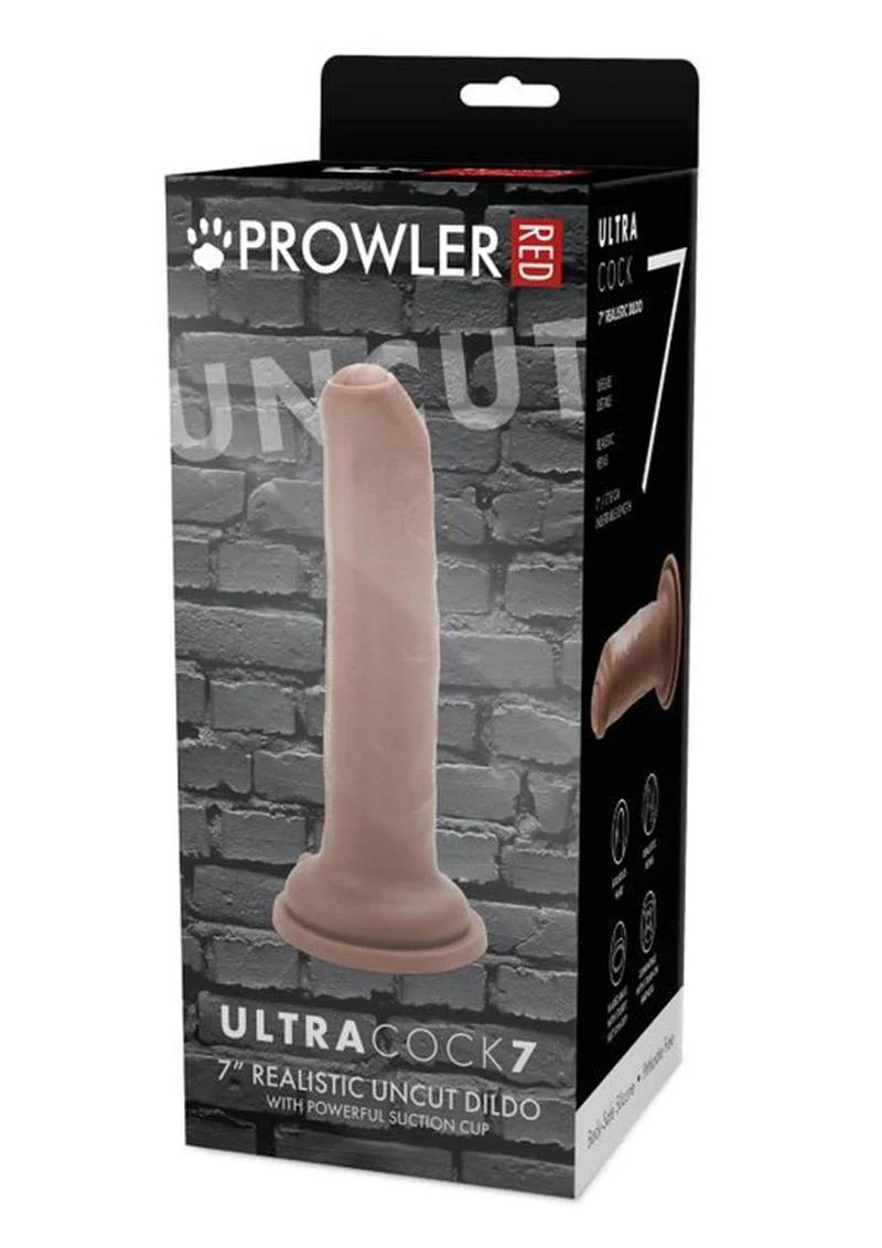 Prowler Red Uncut Ultra Cock Realistic Dildo - Image 6