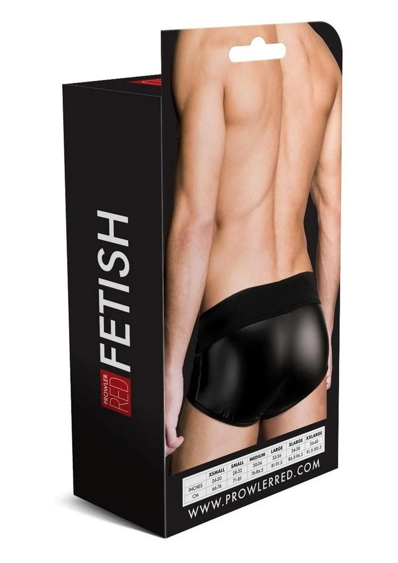Prowler RED Wetlook Brief Faux Leather Underwear - Image 4
