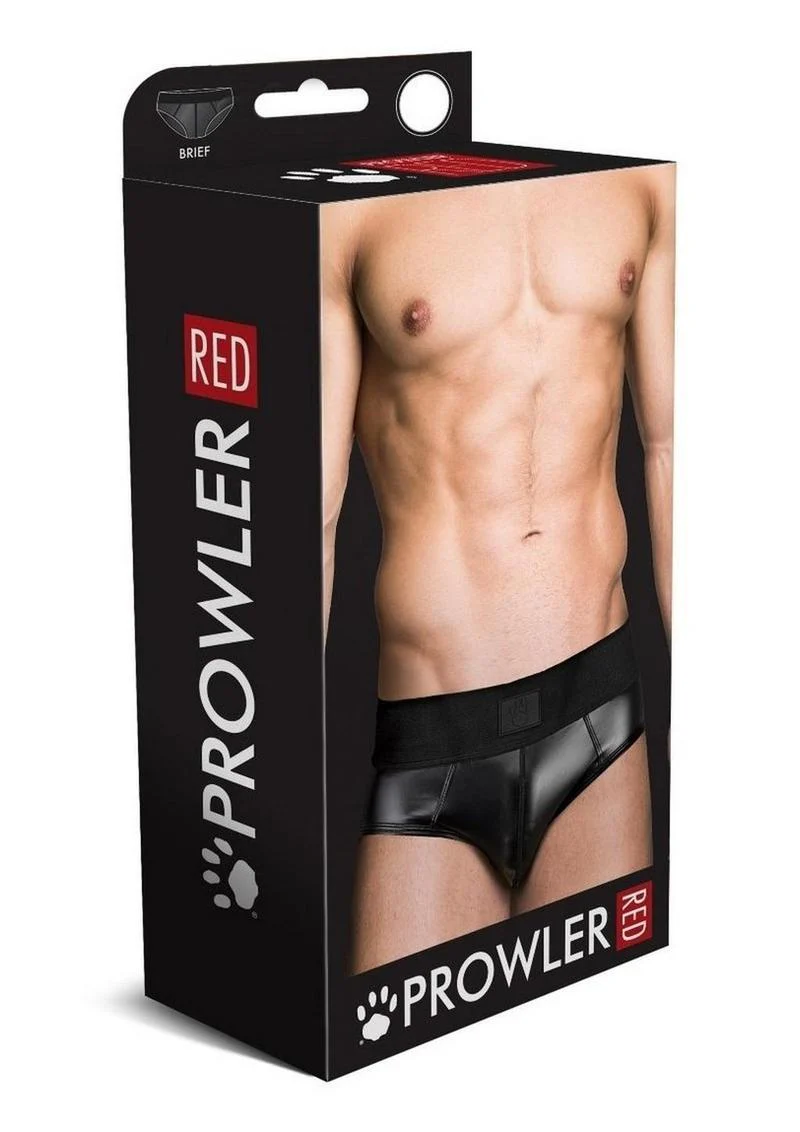 Prowler RED Wetlook Brief Faux Leather Underwear - Image 5