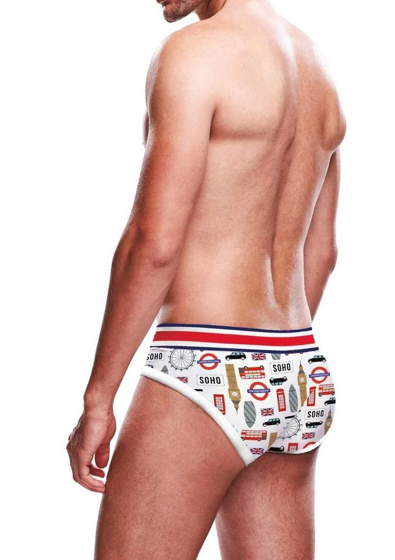 Prowler Soho Brief Small White Sexy London-Themed Underwear - Image 2
