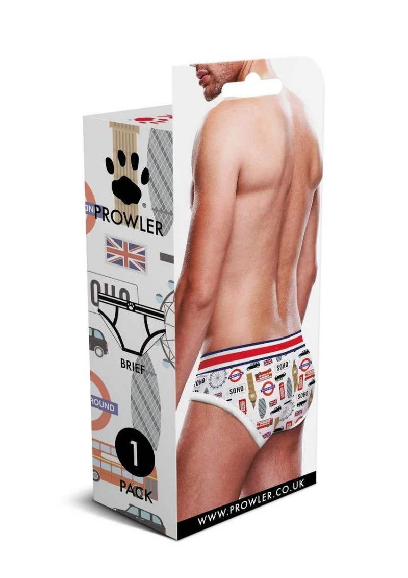 Prowler Soho Brief Small White Sexy London-Themed Underwear - Image 6