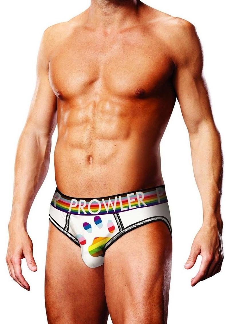 Prowler White Oversized Paw Open Brief - Image 5