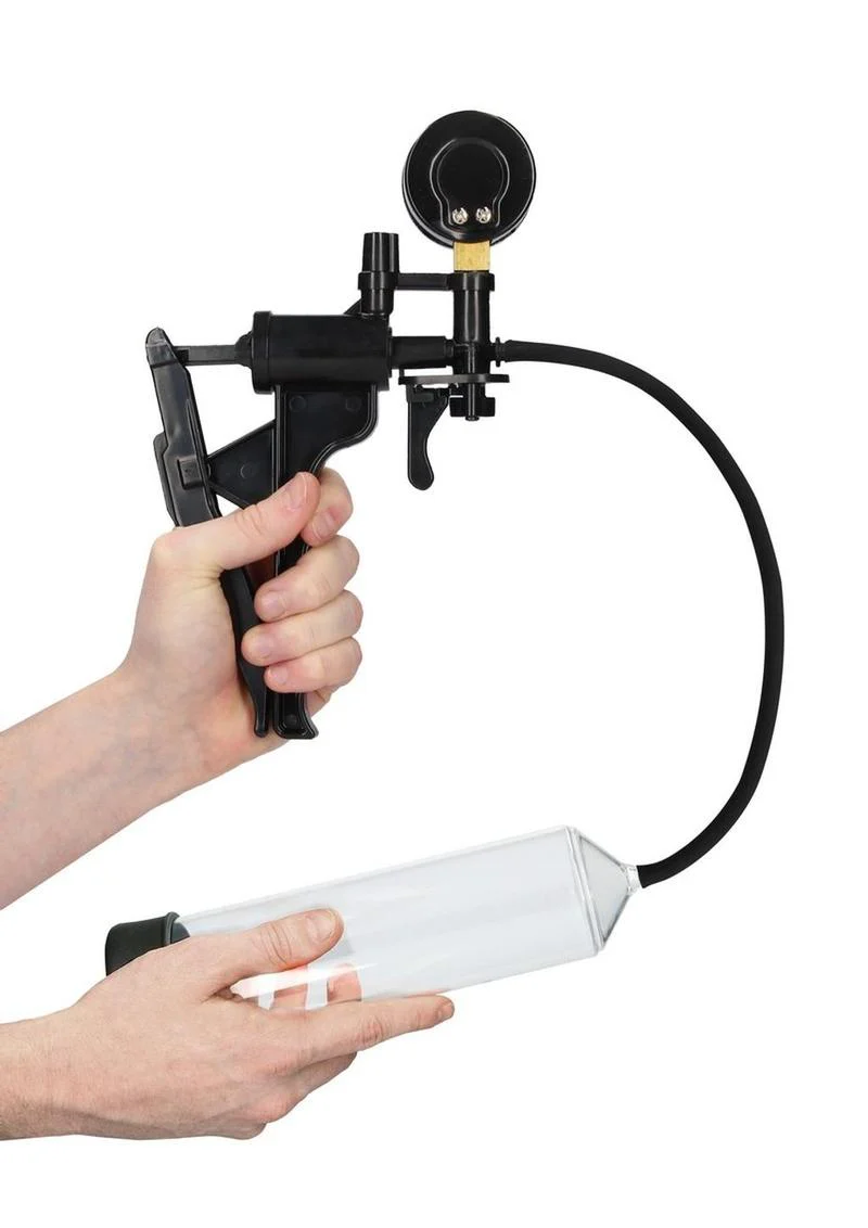 Pumped Elite Beginner Pump with PSI Gauge Clear Cylinder