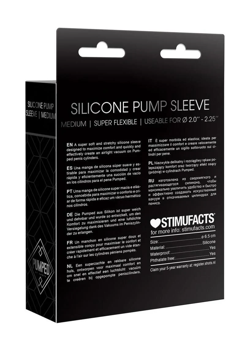 Pumped Silicone Pump Sleeve Super Flexible Penis Pump Seal - Image 3