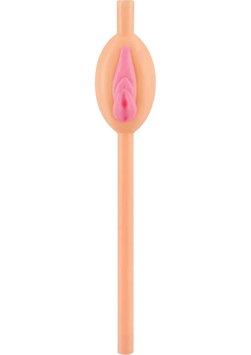 Pussy Straws Fun Party Accessory 8 Straws Per Pack