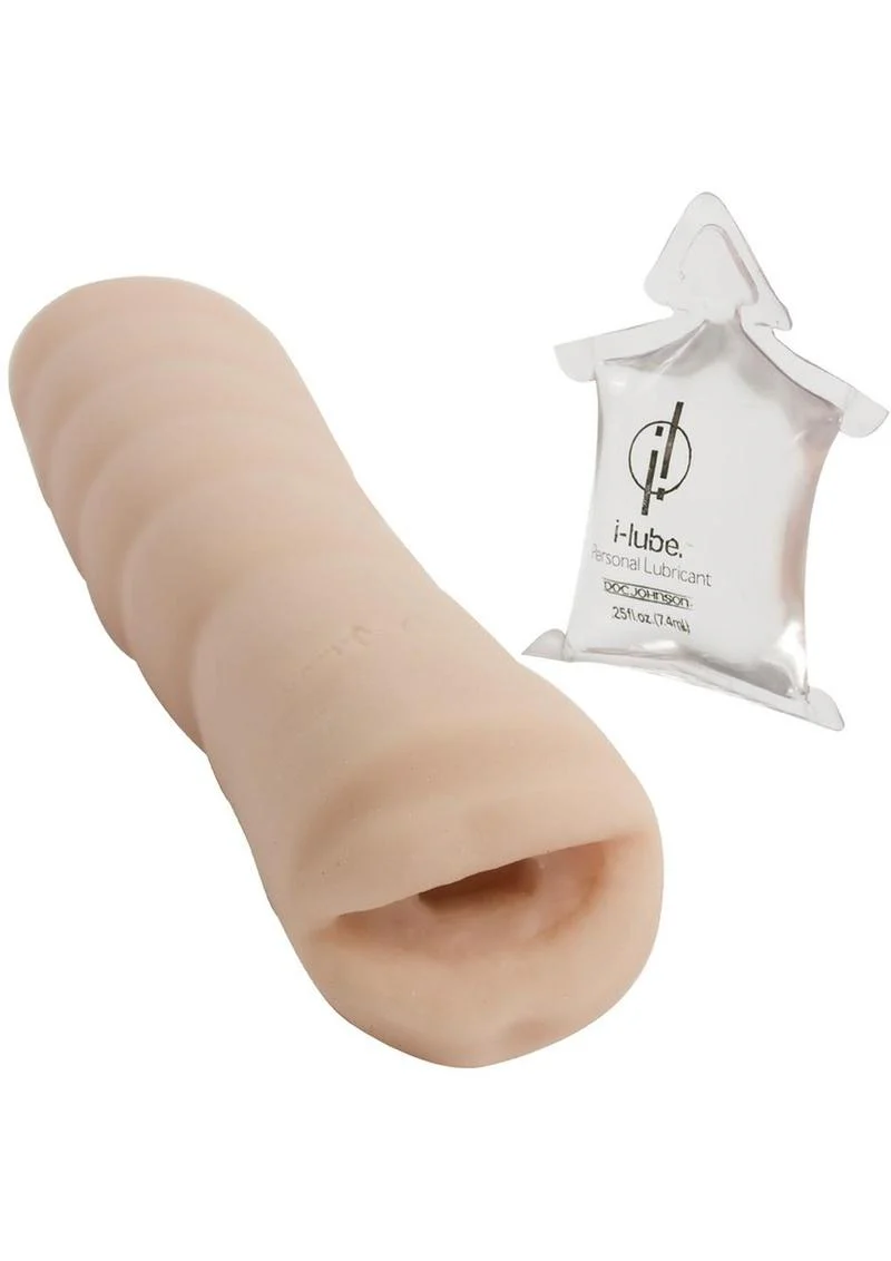Quickie To Go UltraSkyn Mouth Masturbator Vanilla - Image 3