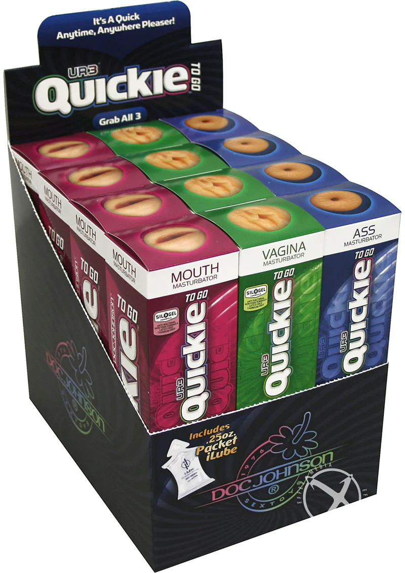 Quickie To Go UR3 Display Ass Mouth and Vagina Masturbators - Image 2