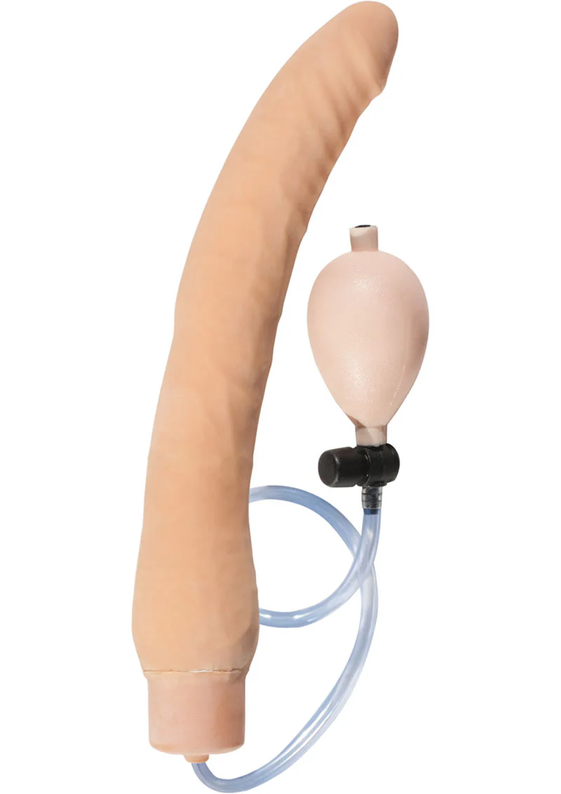 RAM 12-Inch Inflatable Dong Expandable Latex Dildo Deep Penetration - Image 2