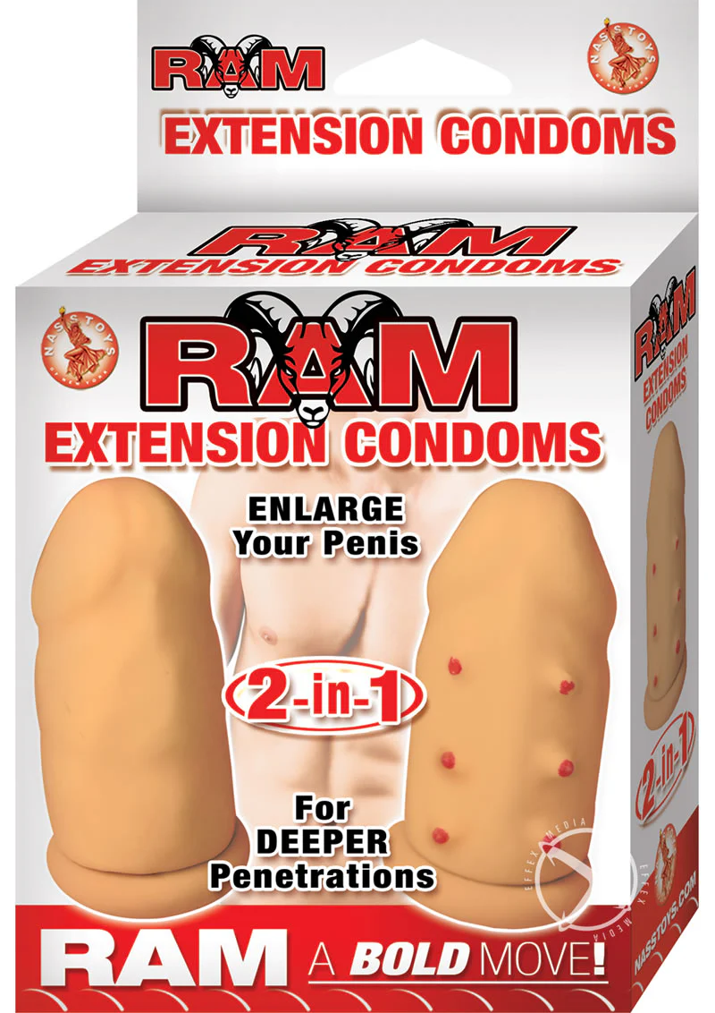 RAM Extension Condoms – 2-in-1 Latex Extender Sleeves - Image 4