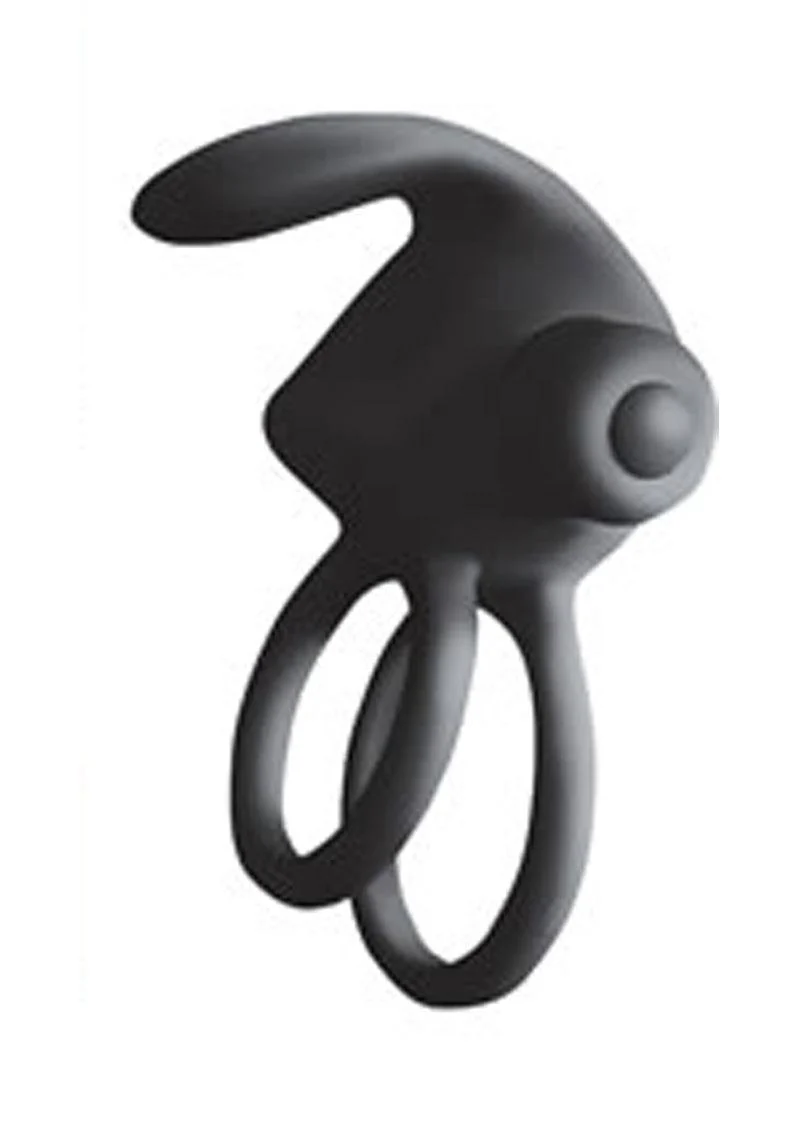 RAM Silicone Vibrating Cock Ring With Removable Bullet Vibrator