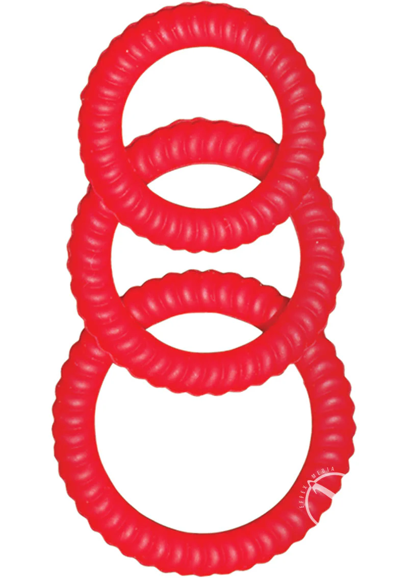RAM Ultra Cocksweller Silicone Cock Rings Set For comfortable fit - Image 3