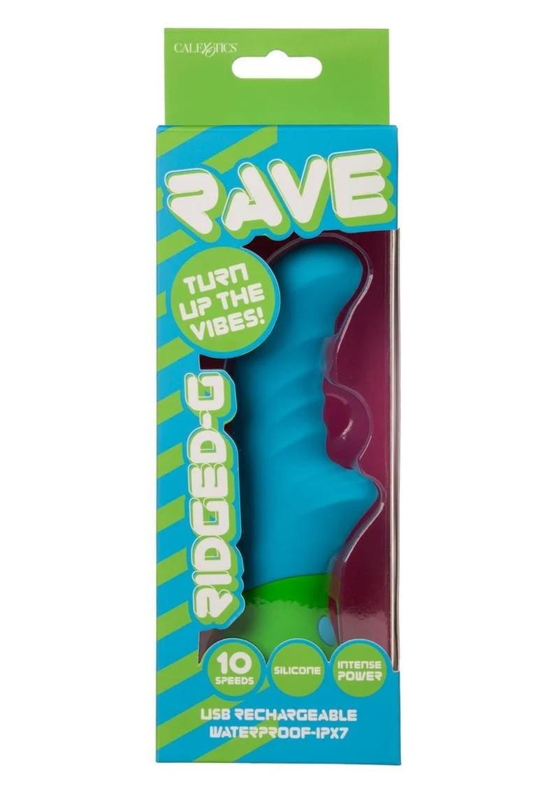 Rave Ridged G Rechargeable Silicone G Spot Vibrator - Image 4