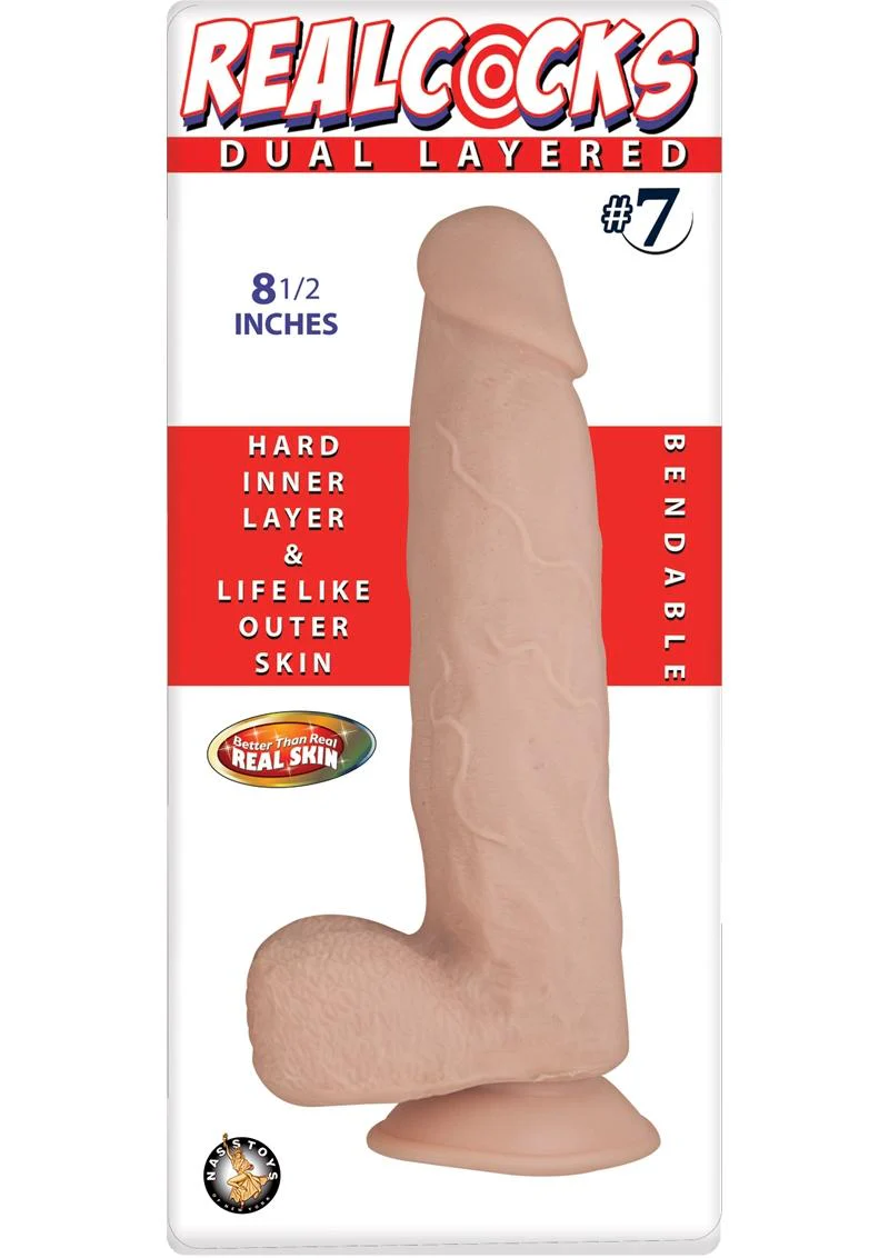 Realcocks Dual Layered #7 Bendable Dildo - Image 4