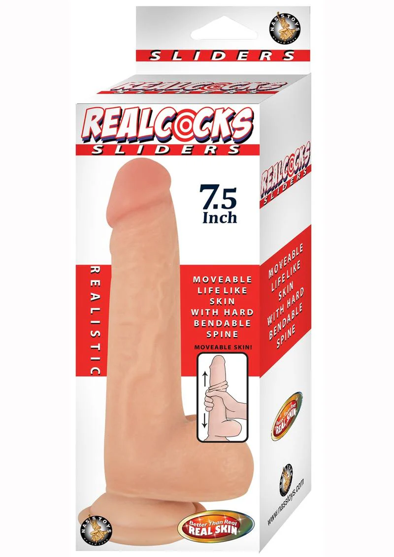 RealCocks Sliders Dildo with Balls – 7.5 Inches - Image 7