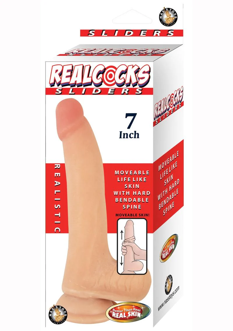 RealCocks Sliders Dildo with Balls – 7.5 Inches - Image 8