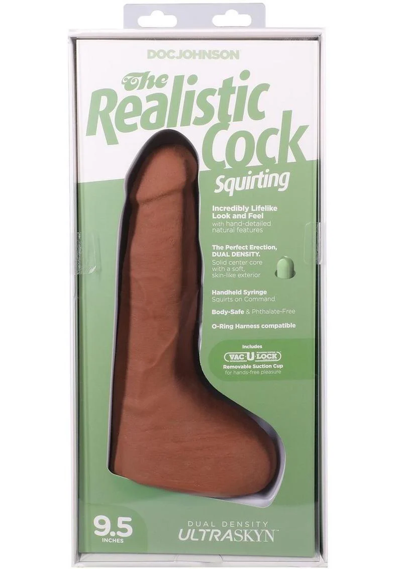 Realistic Cock ULTRASKYN Squirting Dildo VAC-U-LOCK Suction Cup - Image 12