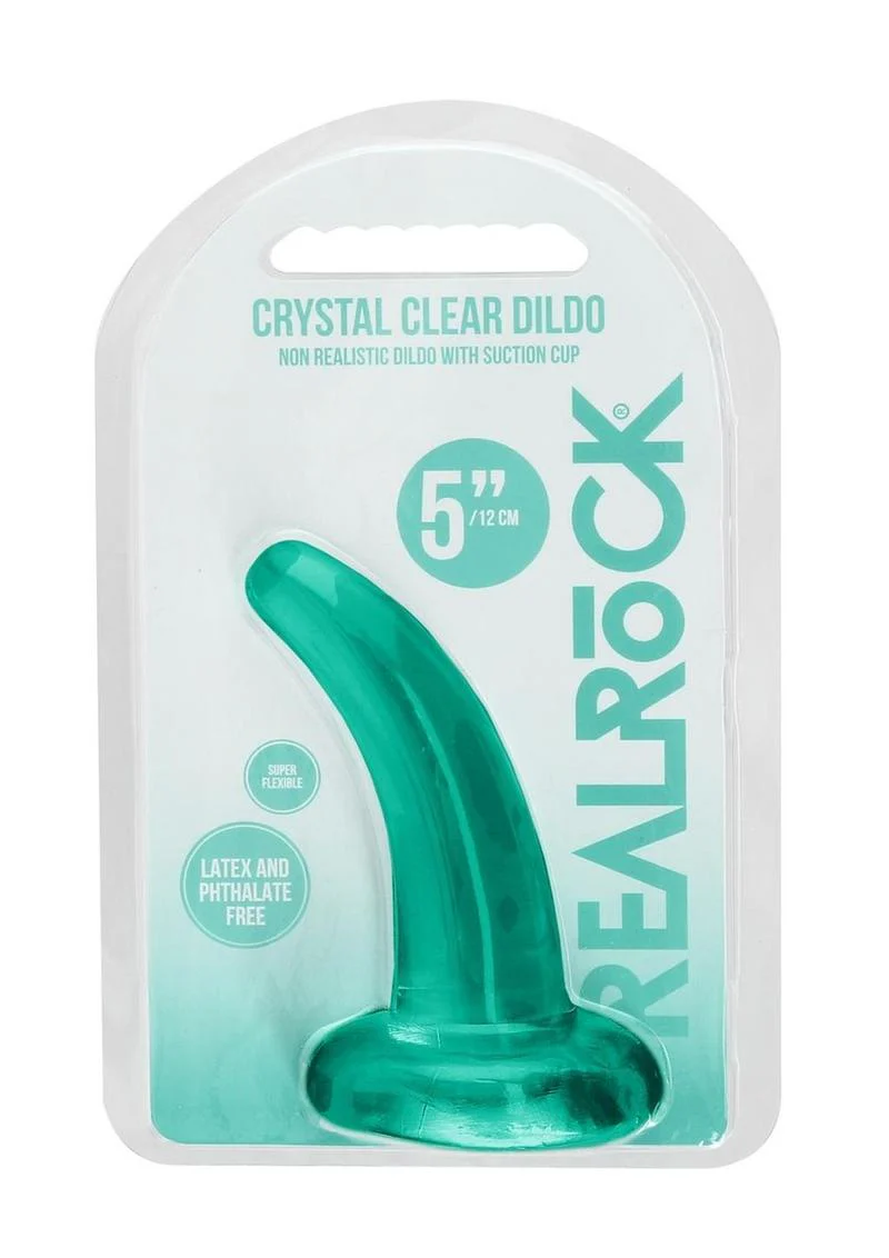 RealRock Crystal Clear Dildo with Suction Cup - Image 15