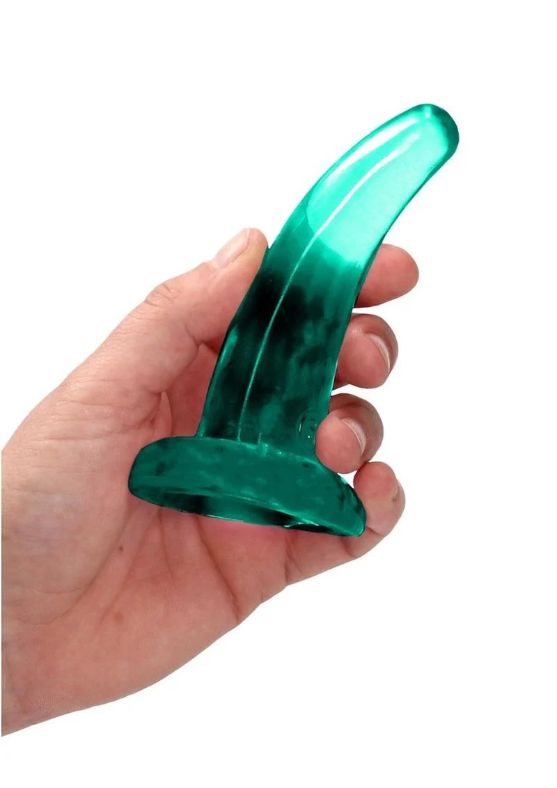 RealRock Crystal Clear Dildo with Suction Cup - Image 3