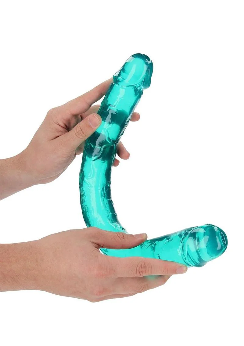 RealRock Crystal Clear Double Dong And Body-Safe Glass Dildo - Image 12