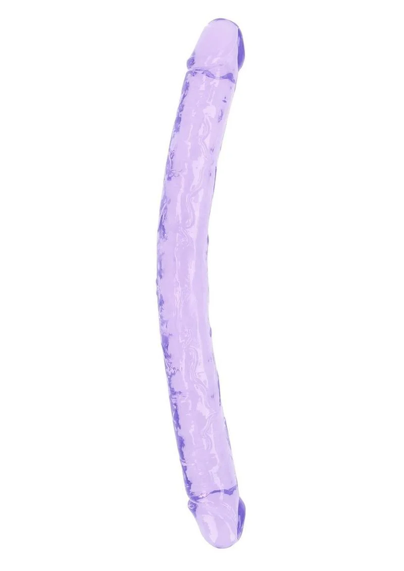 RealRock Crystal Clear Double Dong And Body-Safe Glass Dildo - Image 7