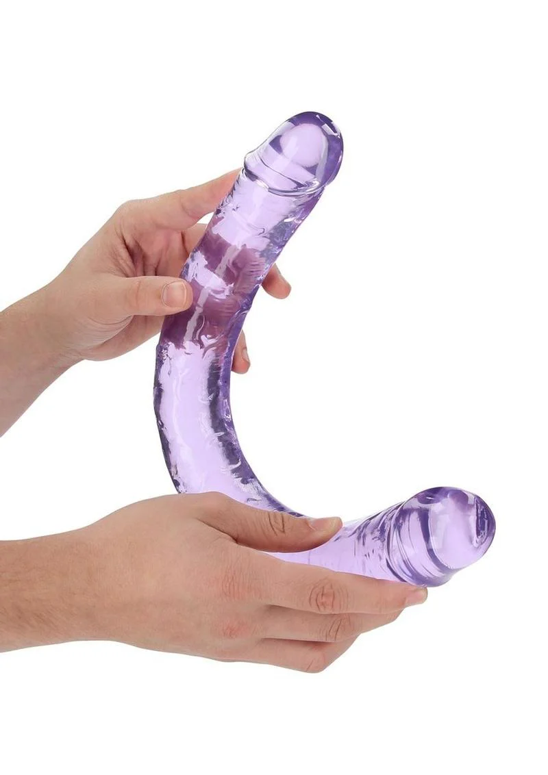 RealRock Crystal Clear Double Dong And Body-Safe Glass Dildo - Image 9