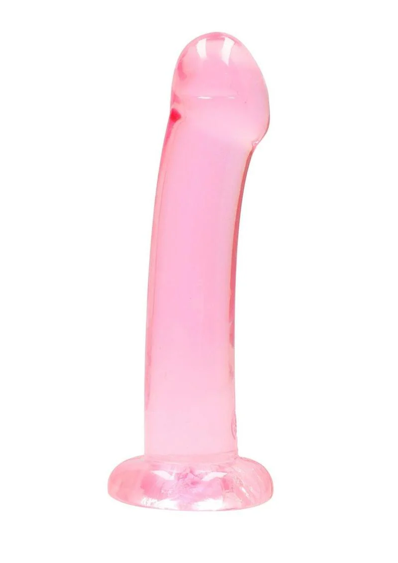 RealRock Crystal Clear Non Realistic Dildo - Image 17