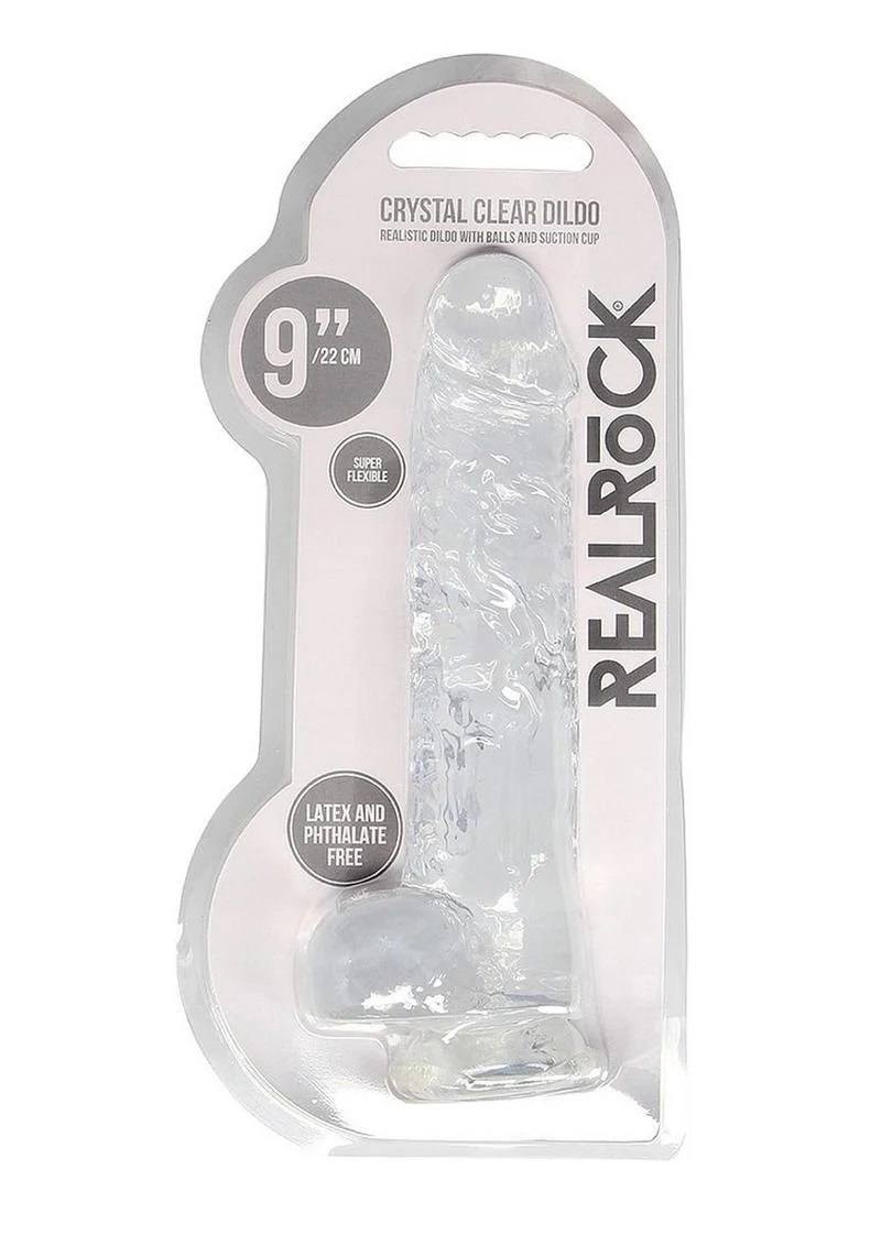 RealRock Crystal Clear Realistic Dildo - Image 10