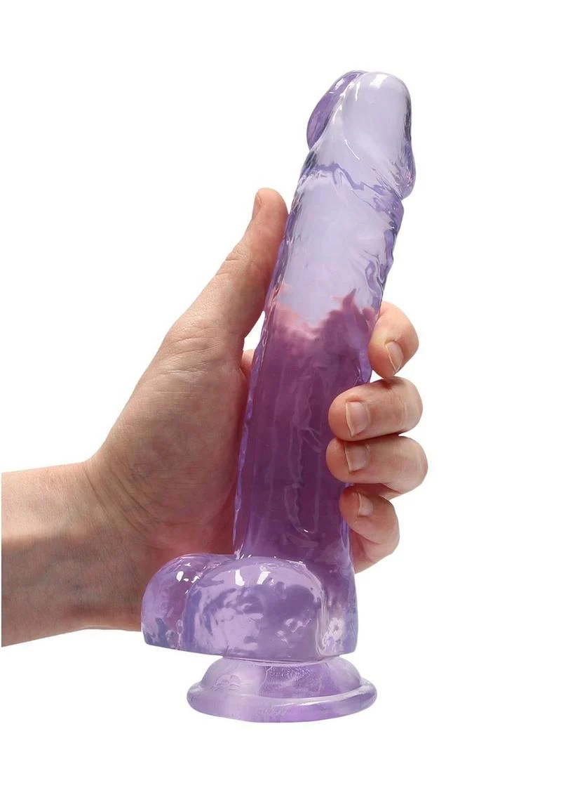 RealRock Crystal Clear Realistic Dildo - Image 16