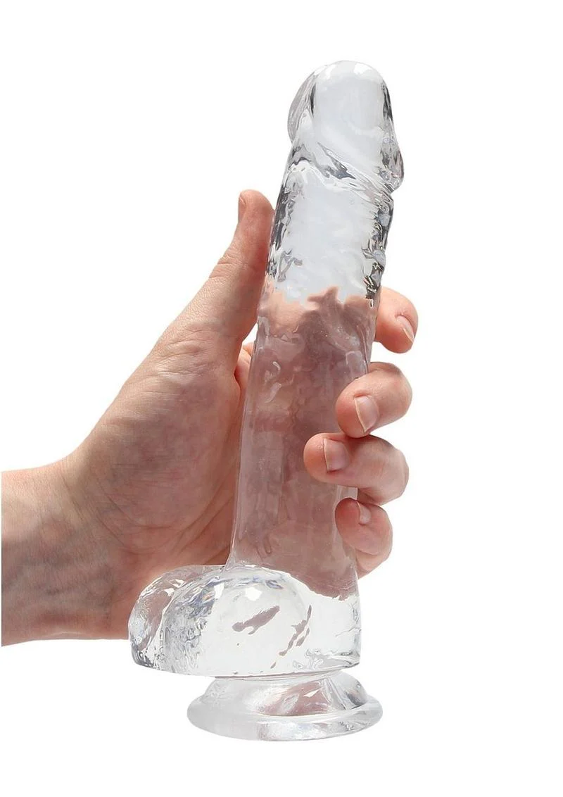 RealRock Crystal Clear Realistic Dildo - Image 24