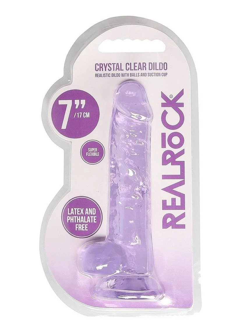 RealRock Crystal Clear Realistic Dildo - Image 26
