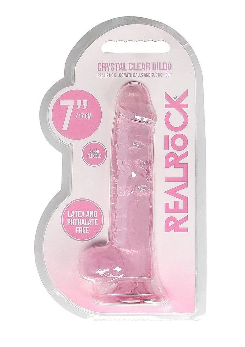 RealRock Crystal Clear Realistic Dildo - Image 30