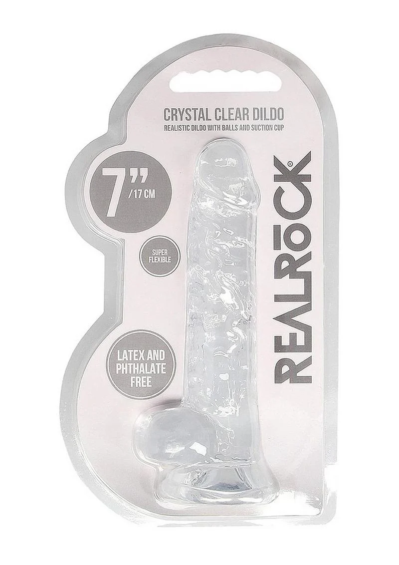RealRock Crystal Clear Realistic Dildo - Image 34