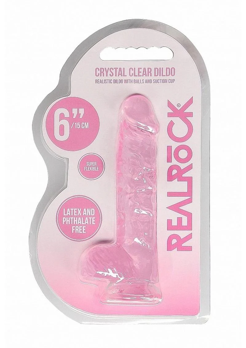 RealRock Crystal Clear Realistic Dildo - Image 42