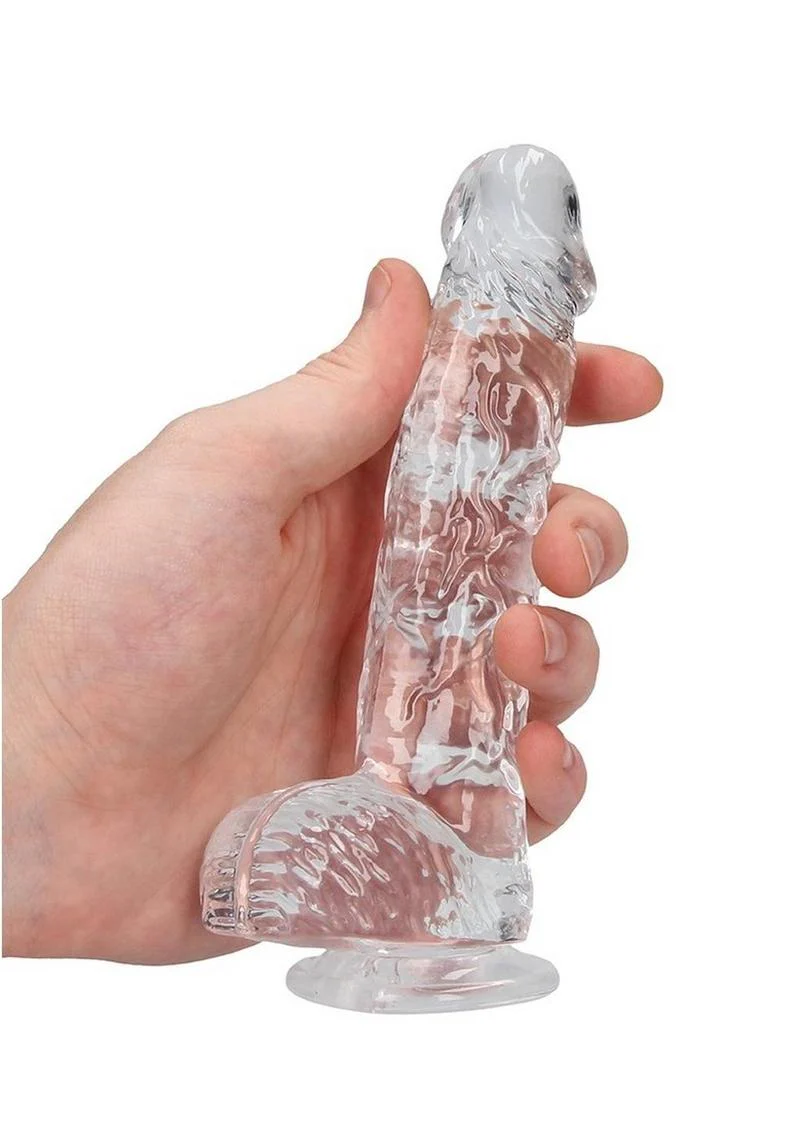 RealRock Crystal Clear Realistic Dildo - Image 48
