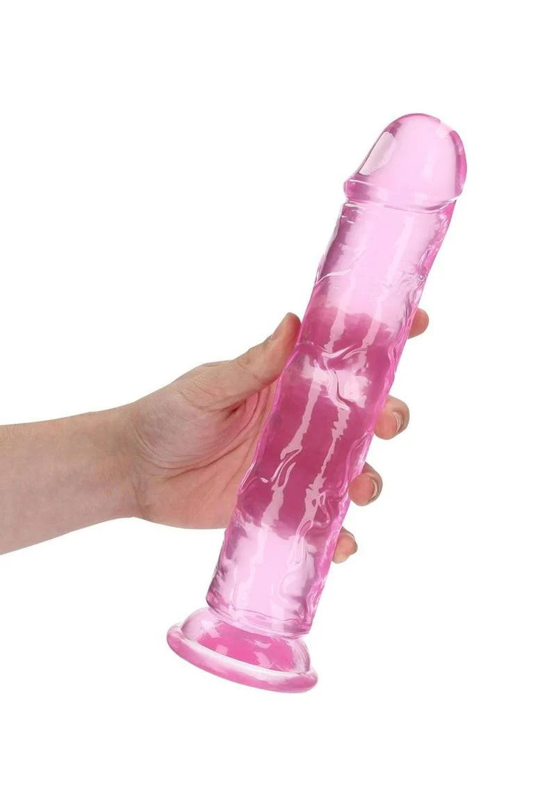 RealRock Crystal Clear Straight Dildo - Image 56