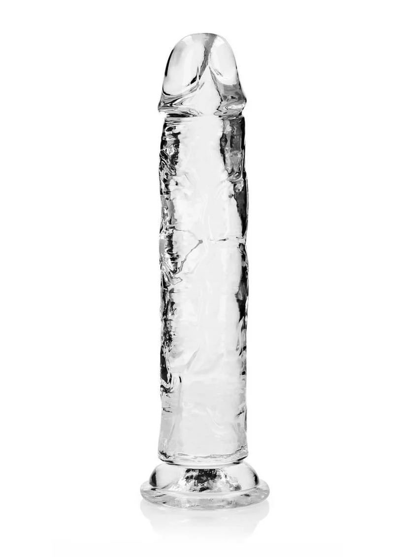 RealRock Crystal Clear Straight Dildo - Image 57
