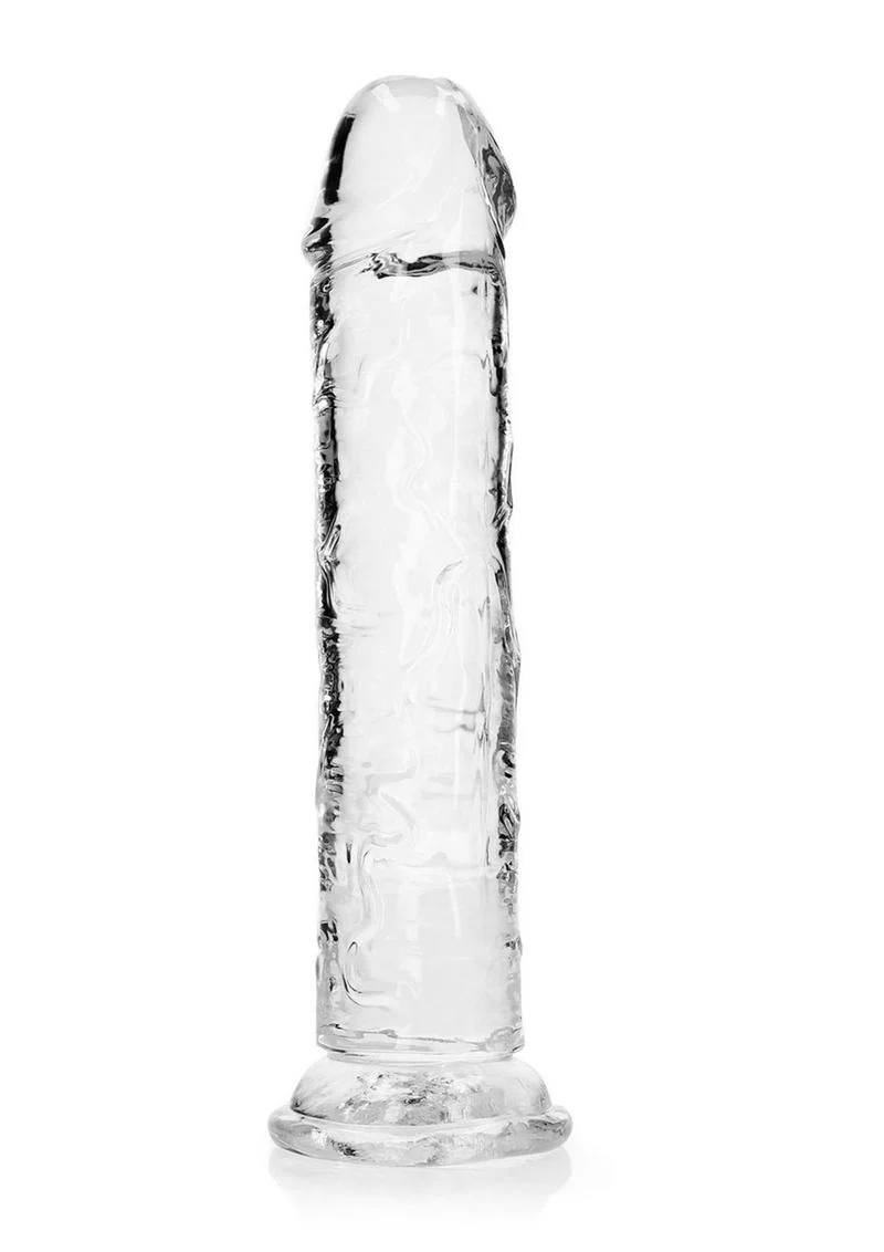 RealRock Crystal Clear Straight Dildo - Image 9