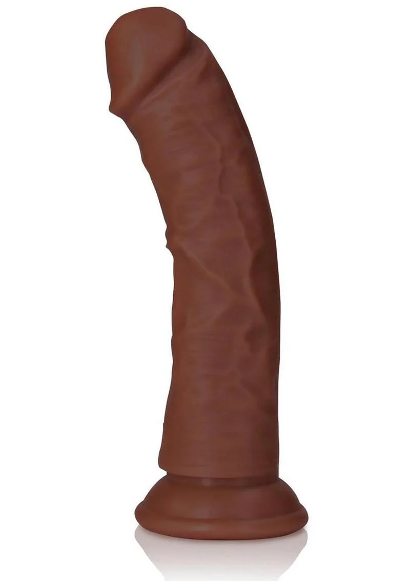 RealRock Curved Realistic Dildo with Suction Cup
