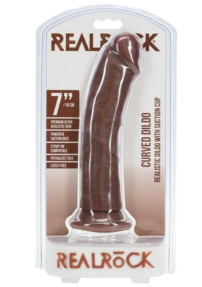 RealRock Curved Realistic Dildo with Suction Cup - Image 11