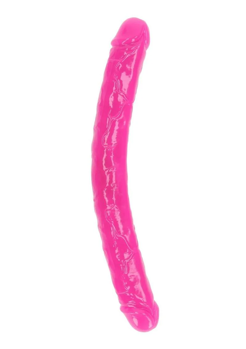 RealRock Glow in the Dark Double Dildo 15 Inch Dual-Ended Design - Image 4