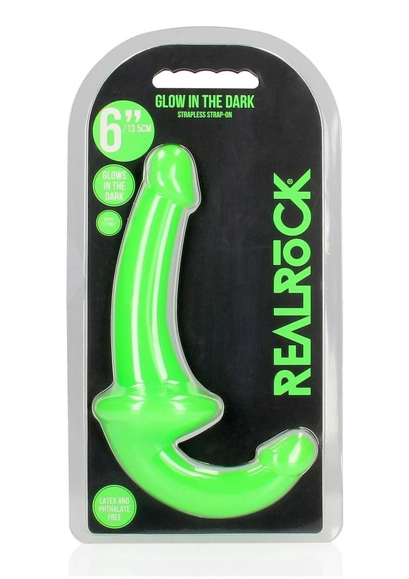 RealRock Glow in the Dark Strapless Strap-On Dildo - Image 10