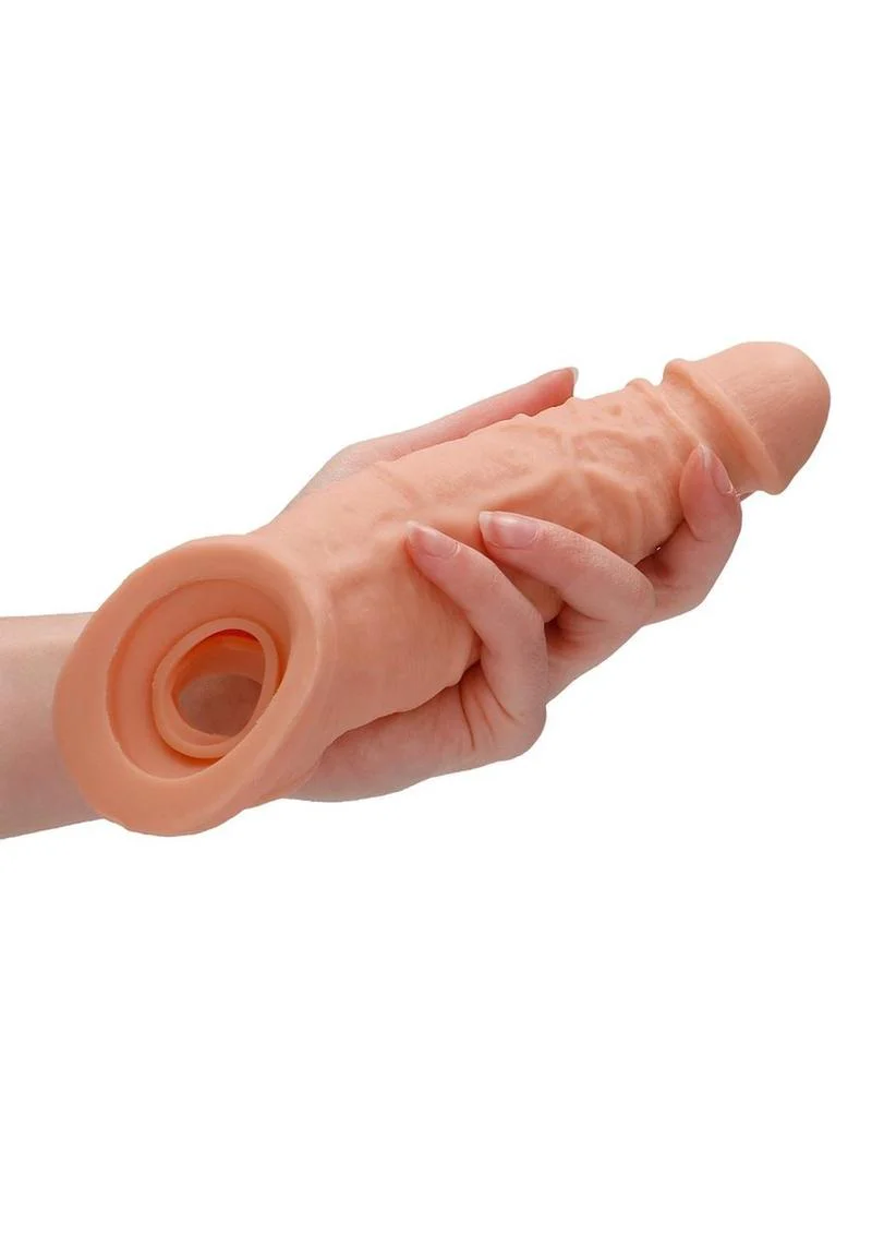 Realrock Penis Sleeve Extender with Rings - Image 3