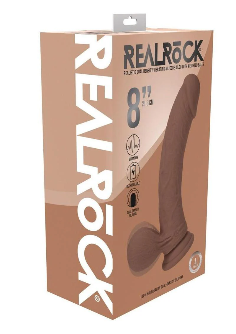 RealRock Rechargeable Dual Density Vibrating Dildo 6 Inch - Image 30