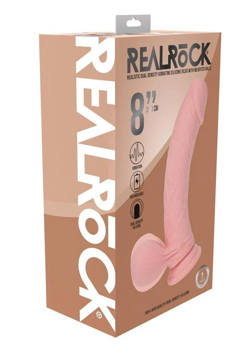 RealRock Rechargeable Dual Density Vibrating Dildo 6 Inch - Image 32