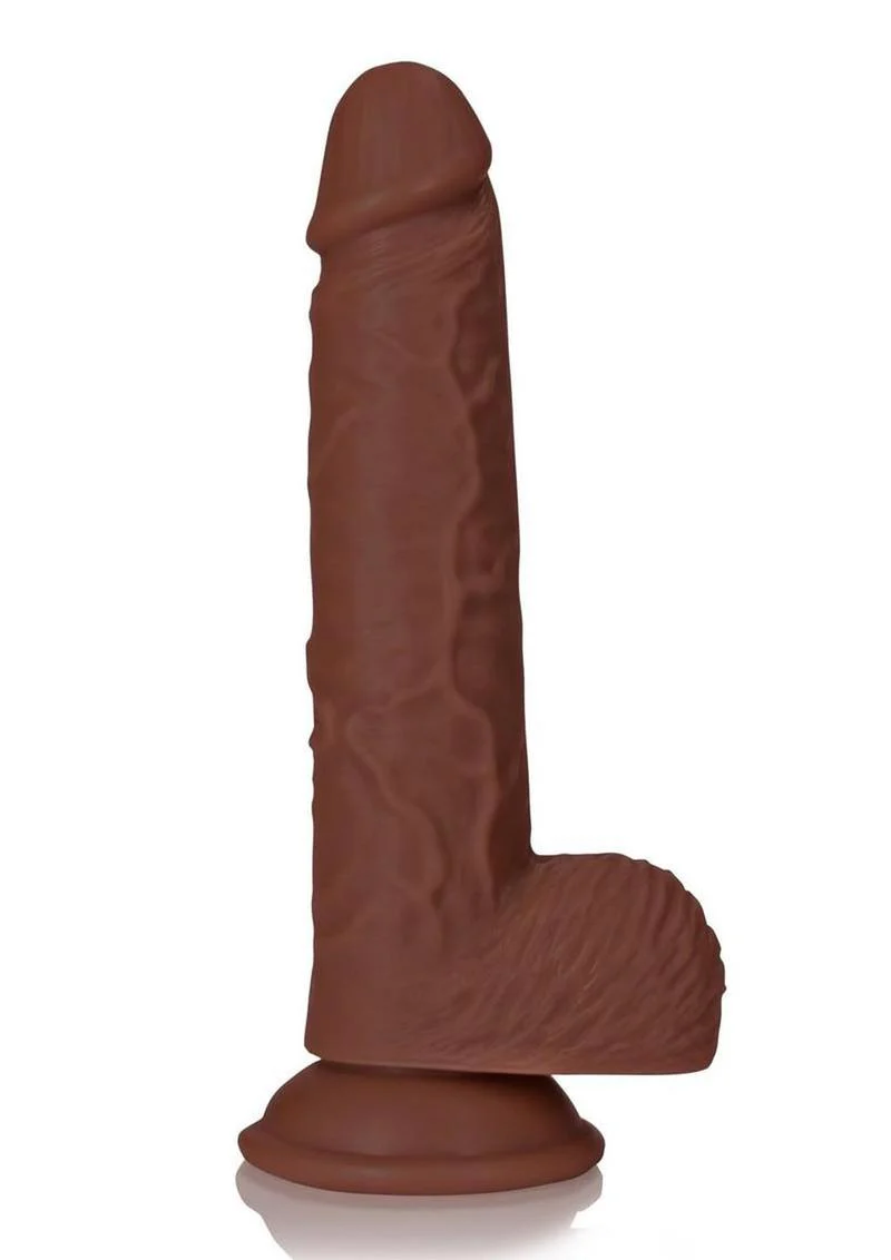 RealRock Straight Realistic Dildo with Balls 7 Inch - Image 4