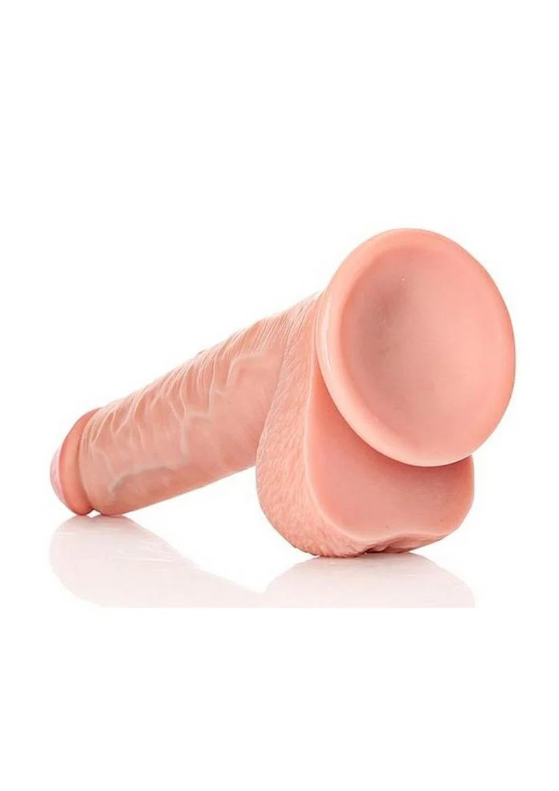 RealRock Straight Realistic Dildo with Balls And Suction Base - Image 12