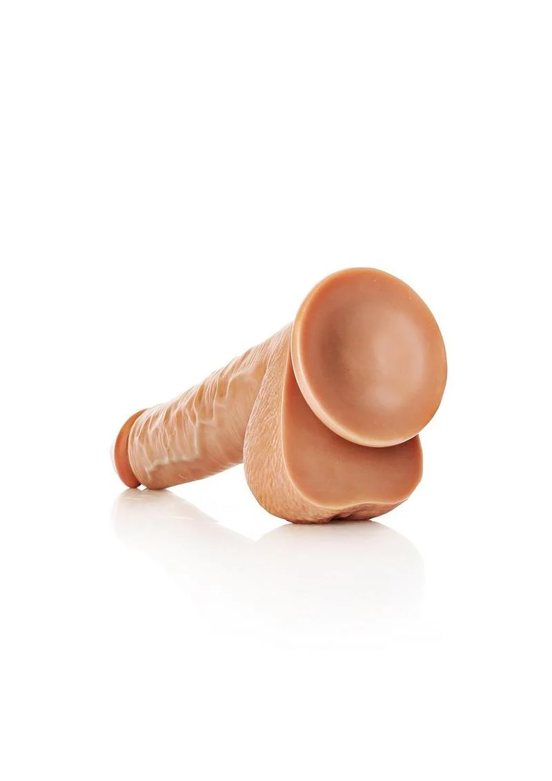 RealRock Straight Realistic Dildo with Balls And Suction Base - Image 14
