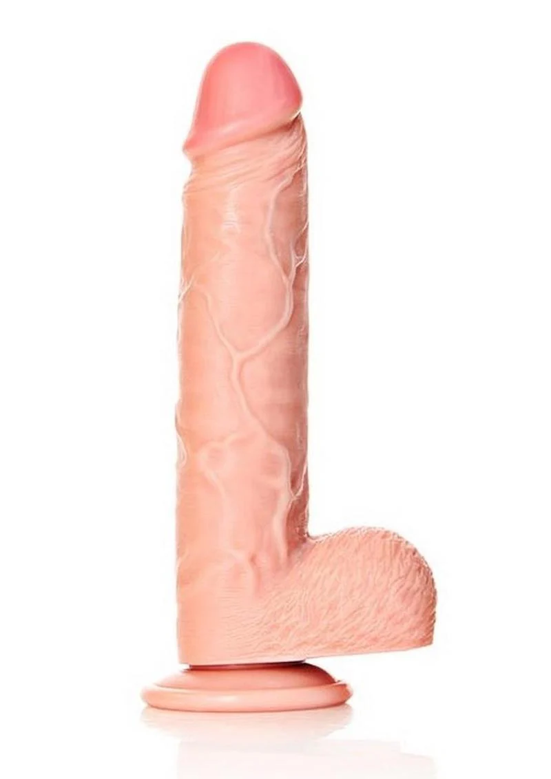 RealRock Straight Realistic Dildo with Balls And Suction Base - Image 27